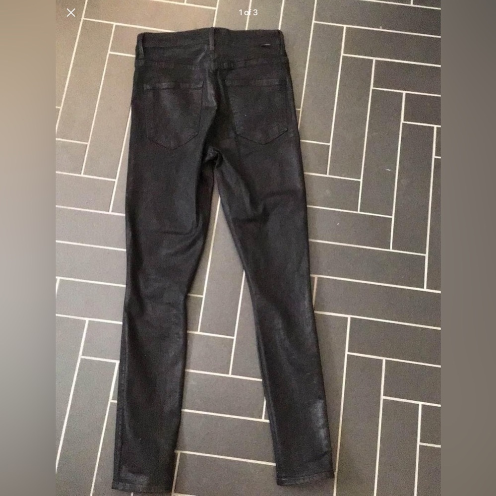 MOTHER The Swooner High Waist Ankle Coated Jeans